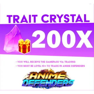 Anime Defenders | 200x Trait Crystal