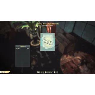 10x NUKA COLA DARK RECIPES