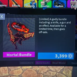 NEW MORTAL SET MM2🎉🎉