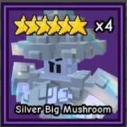 Silver Big Mushroom