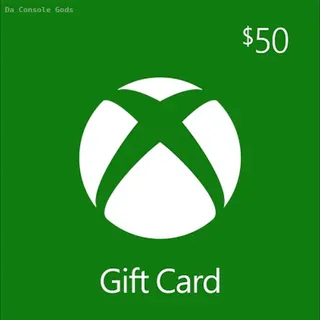 $50 USD Xbox Gift Card | INSTANT
