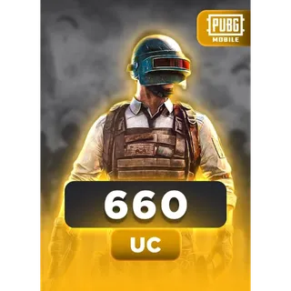 PubG Mobile 600+60 UC Code | INSTANT