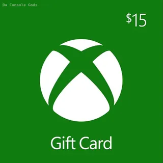 $15 USD Xbox Gift Card | INSTANT