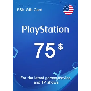 $75 PlayStation Store PSN | INSTANT (3% OFF)
