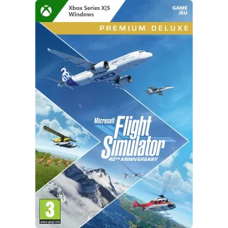 Microsoft Flight Simulator 40th Anniversary Premium Deluxe Edition (PC/Xbox Series X|S) Xbox Live Key EUROPE