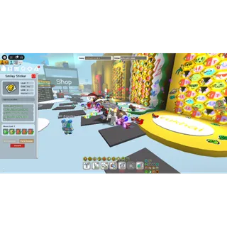 smiley sticker Bee swarm simulator