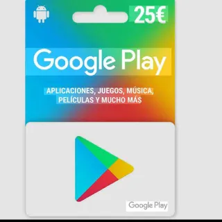 Google Play, 25 Euros