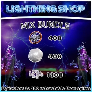 Material Bundle (retractable floor spikes)