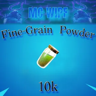 FINE-GRAIN POWDER