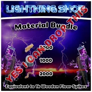 Material Bundle 1k wooden floor spikes