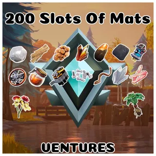 200 Slots of whatever you want (Ventures). Read Description.