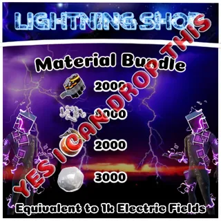 Material Bundle 1k ceiling electric fields