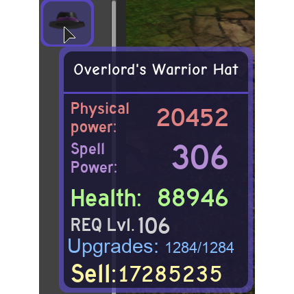 Gear Overlord S Warrior Hat In Game Items Gameflip