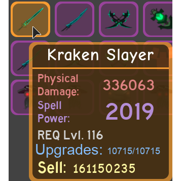 Gear Kraken Slayer In Game Items Gameflip - roblox gear number