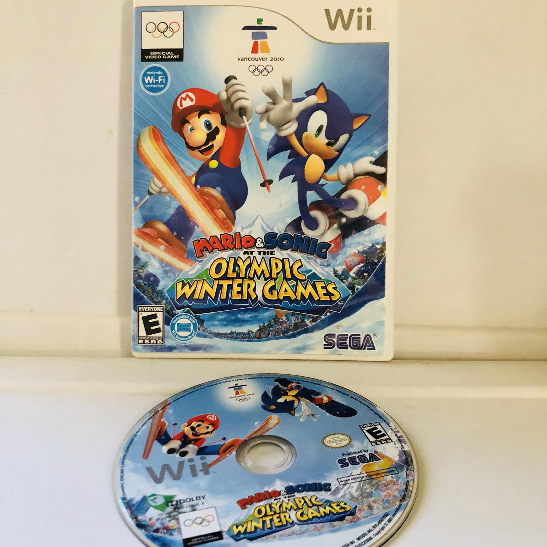 Mario And Sonic Winter Olympic Games Nintendo Wii Wii - 