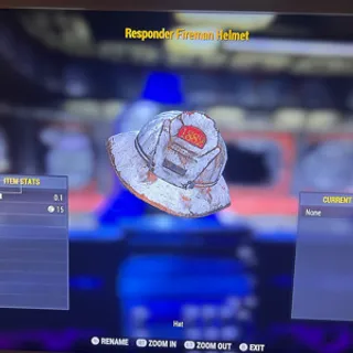Responder fireman helmet