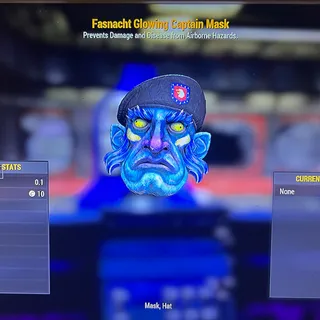 Fasnacht glowy Captain