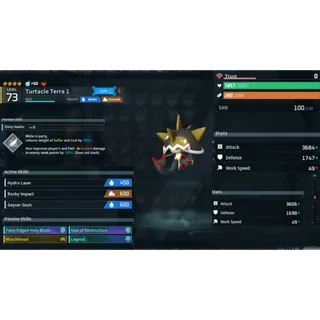 Turtacle terra ( God Roll ⚡ ) ( hidden power unlocked 🔥 )