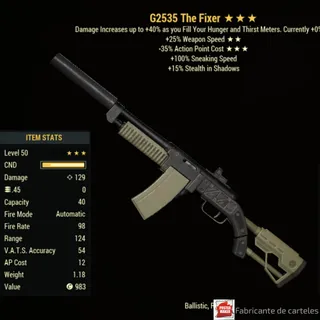 GOURMAND Fixer ( G2535 - g 25 35 ) + 40,000 Caps 