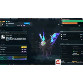 Maraith ( God Roll ⚡ ) ( LUCKY PAL - SHINY ✨) ( hidden power unlocked 🔥 )