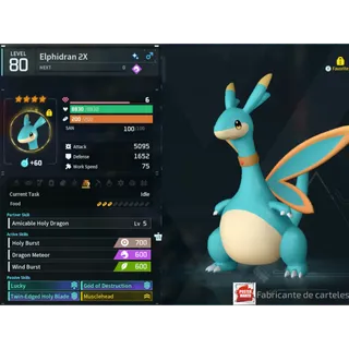 Elphiran ( God Roll ⚡ ) ( LUCKY PAL - SHINY ✨) ( hidden power unlocked 🔥 )