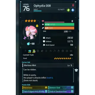 Ophydia ( God Roll ⚡ ) ( hidden power unlocked 🔥 )