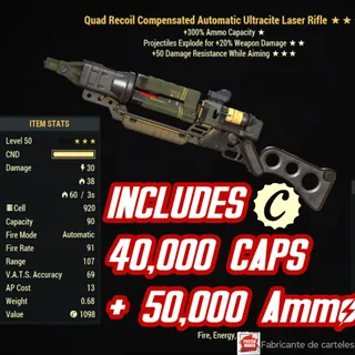 QE50 Ultracite Laser Rifle + Junk 