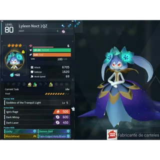 Lyleen noct (MAXED OUD 💯 ) ( God Roll ⚡ ) ( LUCKY PAL - SHINY ✨) ( ( hidden power unlocked 🔥 )