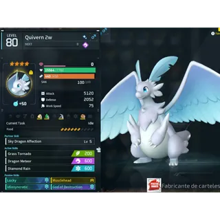 Quivern ( God Roll ⚡ ) ( LUCKY PAL - SHINY ✨) ( hidden power unlocked 🔥 )