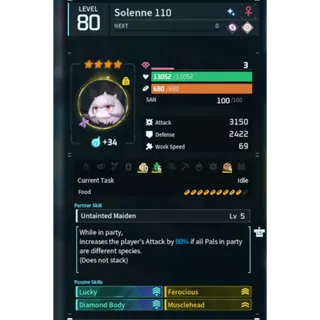 Solenme  ( God Roll ⚡ ) ( LUCKY PAL - SHINY ✨) ( hidden power unlocked 🔥 )