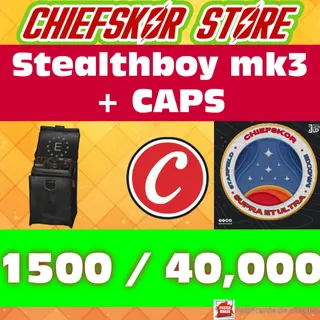 Stealthboy mk3 x1500 + 40k caps