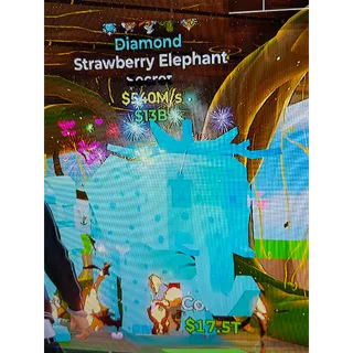 Diamond Strawberry Elephant steal