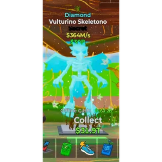 Steal the brainrot Fortnite Diamond Vulturino Skeletono