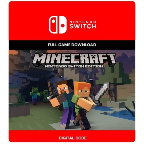 Minecraft digital code nintendo hot sale switch