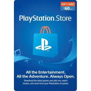 60 Playstation Store Gift Card Ps4 Ps3 Ps Vita Digital Code Playstation Store ギフト カード Gameflip