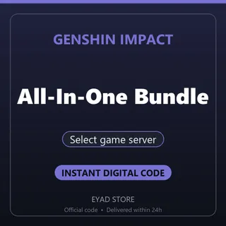 Genshin Impact Top-Up - All-In-One Bundle - Select game server