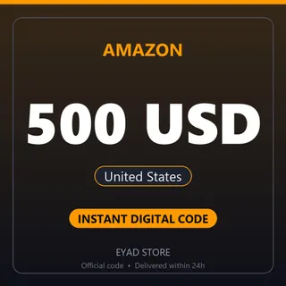 Amazon 500 USD Gift Card - United States