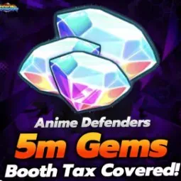 [Anime Defenders] 5M Gems (5.000.000) Gems - Fast delivery