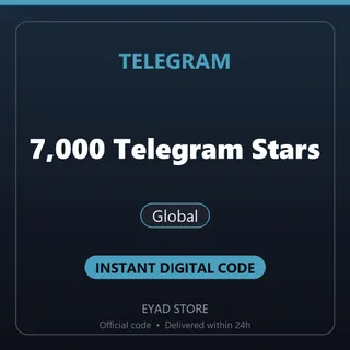 Telegram Top-Up - 7,000 Telegram Stars - Global