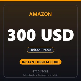 Amazon 300 USD Gift Card - United States