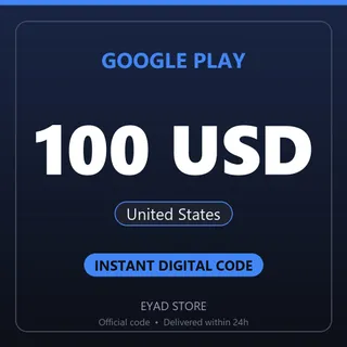 Google Play 100 USD Gift Card - United States