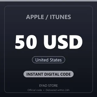 Apple / iTunes 50 USD Gift Card - United States