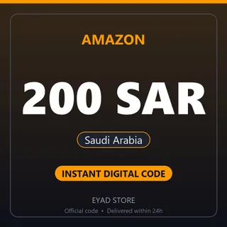 Amazon 200 SAR Gift Card - Saudi Arabia