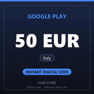 Google Play 50 EUR Gift Card - Italy