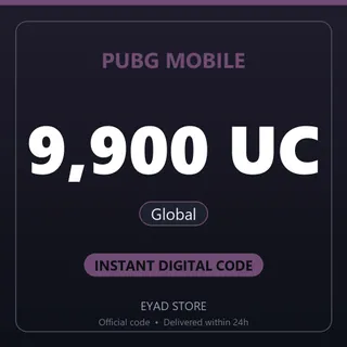 PUBG Mobile Top-Up - 9,900 UC - Global