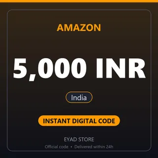 Amazon 5000 INR Gift Card - India
