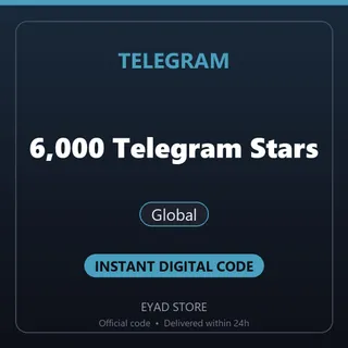 Telegram Top-Up - 6,000 Telegram Stars - Global