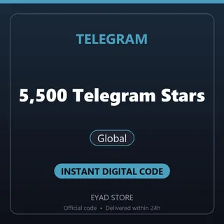 Telegram Top-Up - 5,500 Telegram Stars - Global