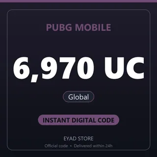 PUBG Mobile Top-Up - 6,970 UC - Global