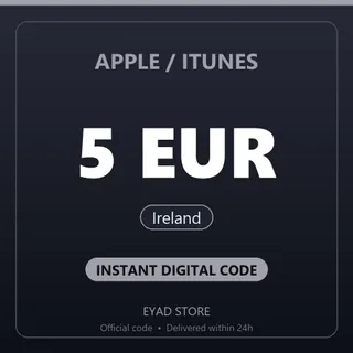 Apple / iTunes 5 EUR Gift Card - Ireland